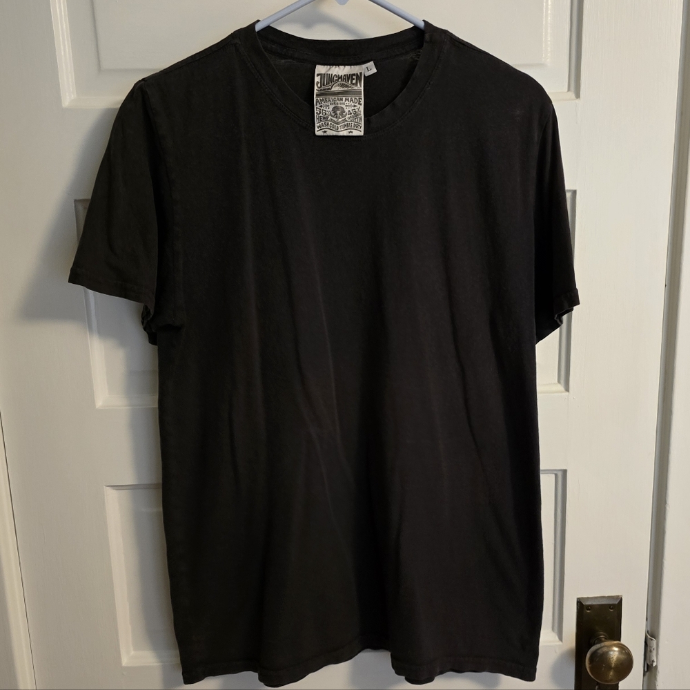 Jungmaven Hemp Organic Cotton Men's Baja Tee Black L